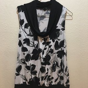 Maurice’s Black & White Floral Top